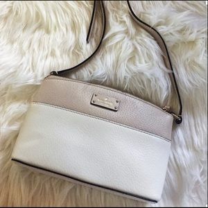 Cream & Beige Kate Spade Crossbody Purse